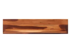 Prateleiras parede 2 pcs 112x20x26 cm madeira de acácia maciça PT498914