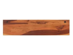 Prateleiras parede 2 pcs 112x20x26 cm madeira de acácia maciça PT498914