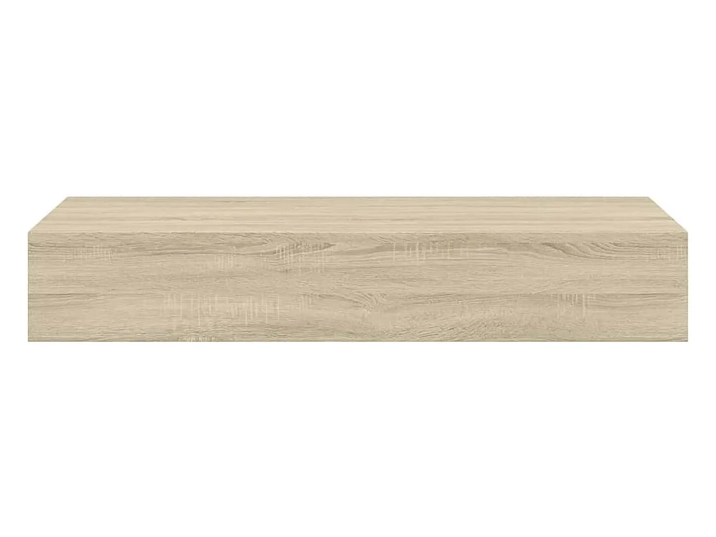 Prateleiras parede c/ gavetas 2 pcs MDF 60x23,5x10 cm carvalho