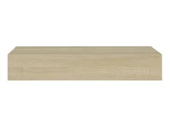 Prateleiras parede c/ gavetas 2 pcs MDF 60x23,5x10 cm carvalho PT328107