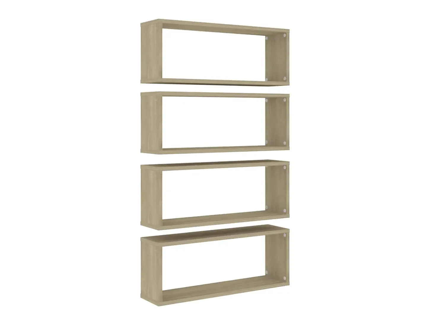 Prateleiras parede forma de cubo 4 pcs carvalho sonoma PT500541