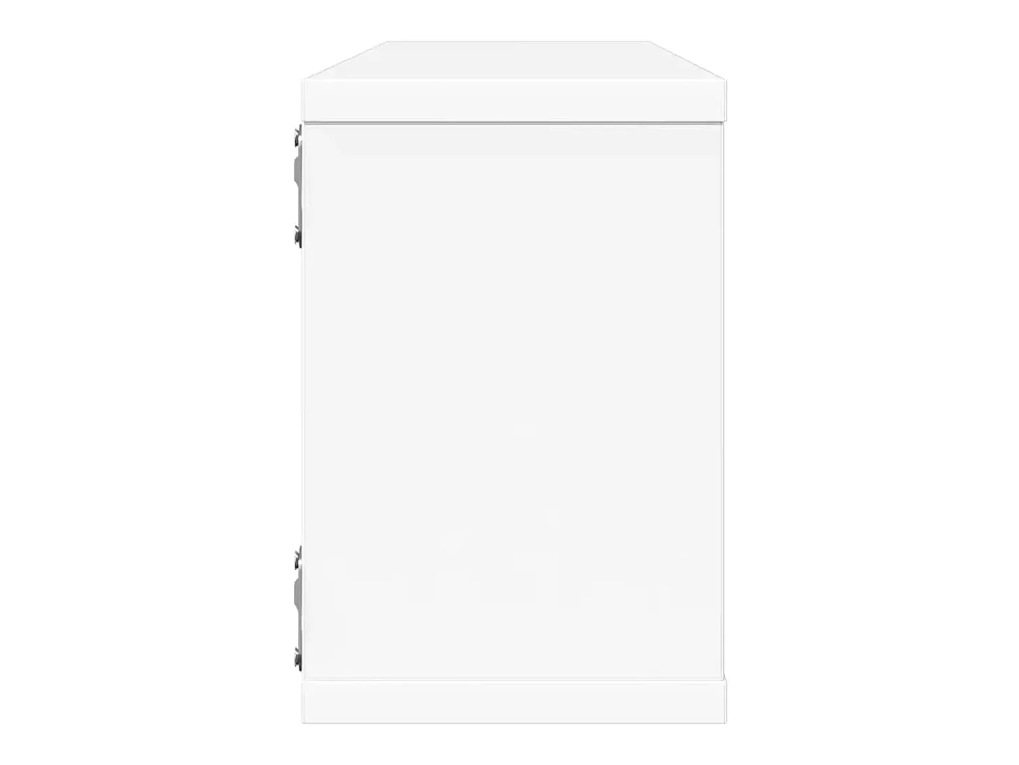 Prateleiras parede forma de cubo 4 pcs derivados madeira branco