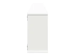 Prateleiras parede forma cubo 4pcs deriv. madeira 100x15x30 cm