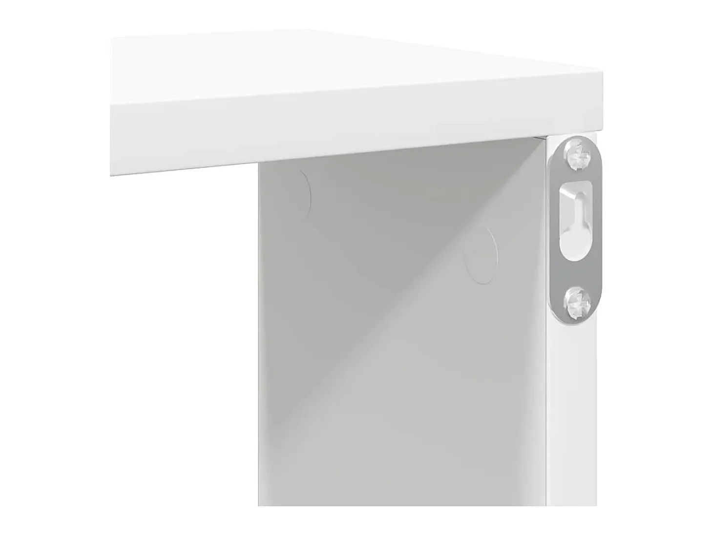 Prateleiras parede forma cubo 4pcs deriv. madeira 100x15x30 cm