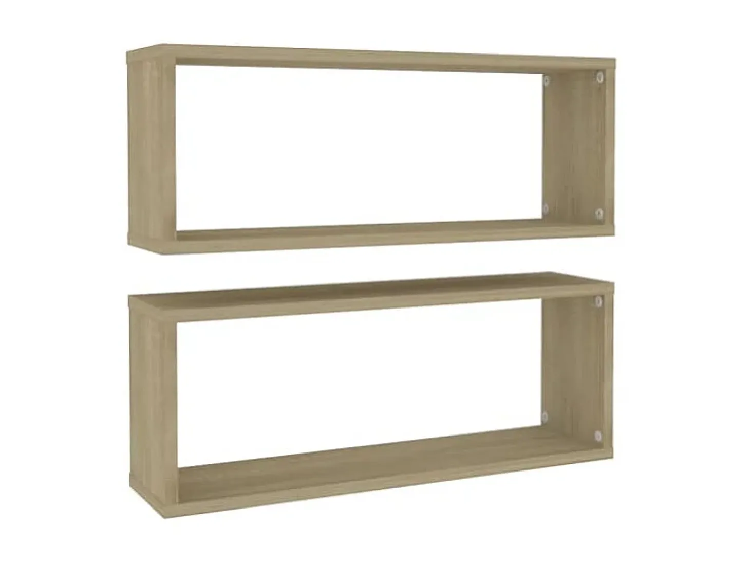 Prateleiras parede forma de cubo 2 pcs carvalho sonoma PT607243