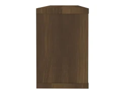 Prateleiras parede 4pcs madeira processada 60x15x23 cm castanho PT949164