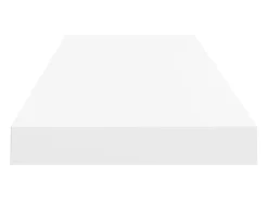 Prateleiras parede suspensas 2 pcs 80x23,5x3,8cm MDF branco PT758683