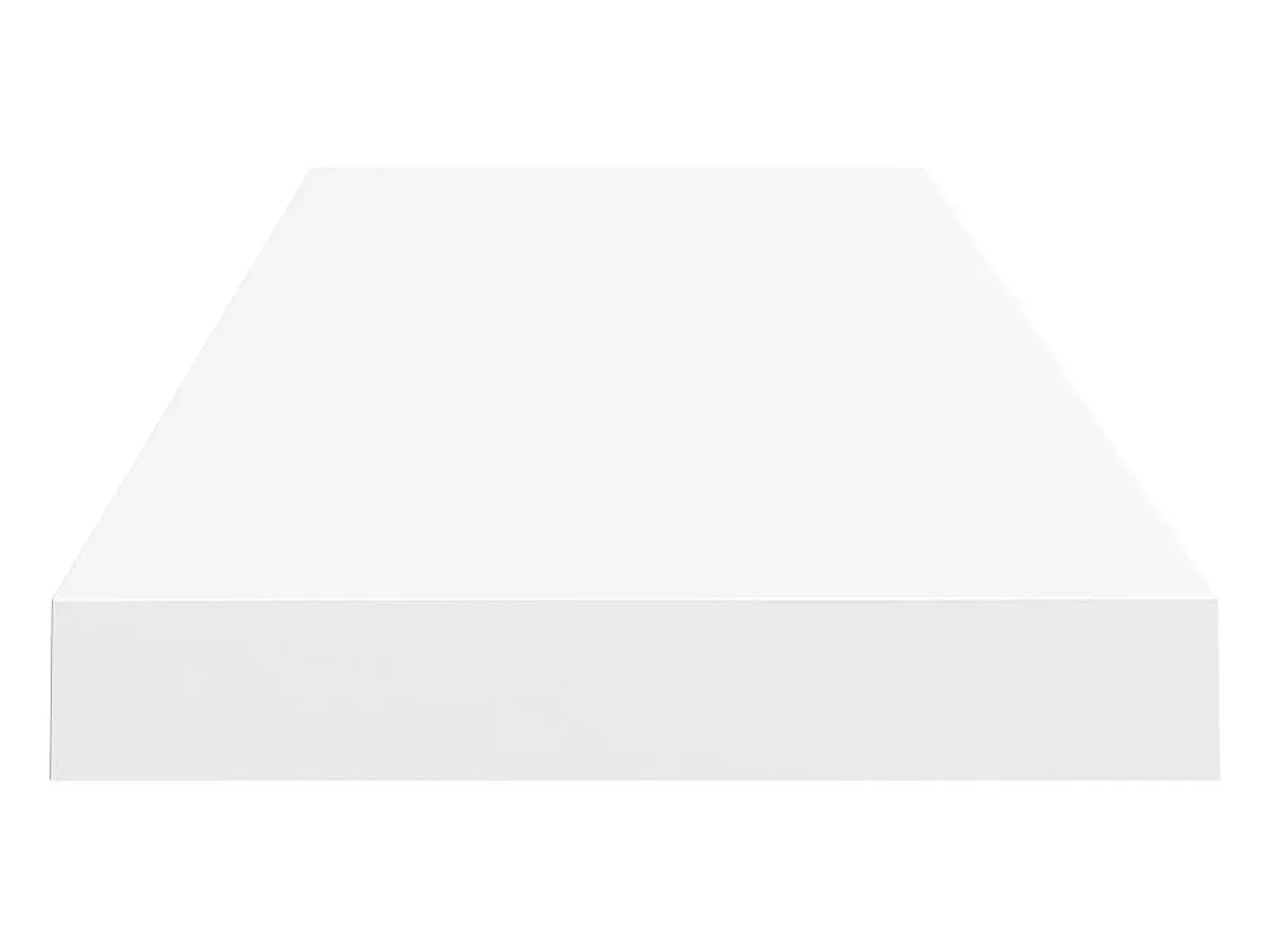 Prateleiras parede suspensas 2 pcs 80x23,5x3,8cm MDF branco PT758683