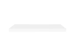 Prateleiras parede suspensas 2 pcs 80x23,5x3,8cm MDF branco PT758683