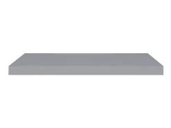Prateleiras parede suspensas 4 pcs 80x23,5x3,8cm MDF cinzento PT640420