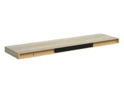 Prateleiras parede suspensas 2 pcs 90x23,5x3,8cm MDF carvalho