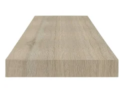 Prateleiras parede suspensas 4 pcs 80x23,5x3,8cm MDF carvalho PT144342