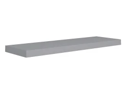 Prateleiras parede suspensas 2 pcs 80x23,5x3,8cm MDF cinzento PT541633