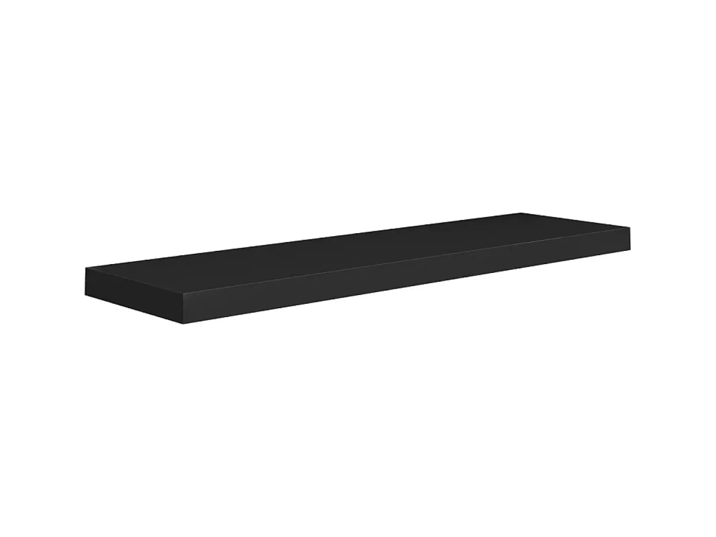 Prateleiras parede suspensas 2 pcs 90x23,5x3,8cm MDF preto PT830121