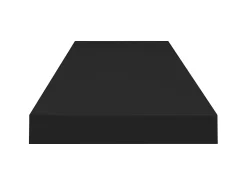 Prateleiras parede suspensas 2 pcs 90x23,5x3,8cm MDF preto PT830121