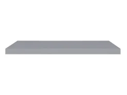 Prateleiras parede suspensas 2 pcs 90x23,5x3,8cm MDF cinzento PT280056
