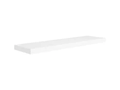 Prateleiras parede suspensas 2 pcs 90x23,5x3,8cm MDF branco PT354762