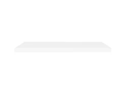Prateleiras parede suspensas 2 pcs 90x23,5x3,8cm MDF branco PT354762