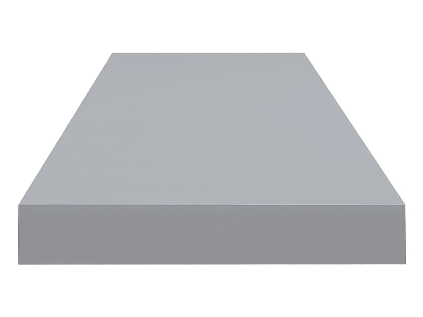 Prateleiras parede suspensas 4 pcs 90x23,5x3,8cm MDF cinzento PT525621