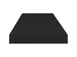 Prateleiras parede suspensas 2 pcs 80x23,5x3,8cm MDF preto PT166519
