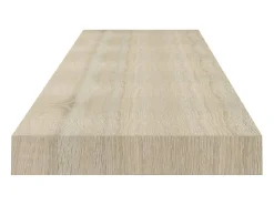 Prateleiras parede suspensas 2 pcs 120x23,5x3,8cm MDF carvalho PT836679