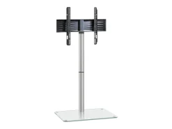 Pés de suporte de TV Alani Vidro transparente A. 100 x L. 60 x P. 45 cm