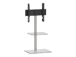 Pés de suporte de TV Alani Vidro transparente A. 100 x L. 60 x P. 45 cm