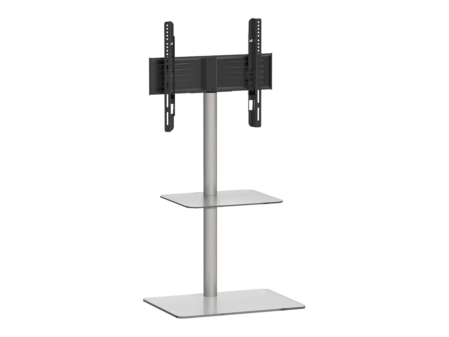 Pés de suporte de TV Alani Vidro transparente A. 100 x L. 60 x P. 45 cm