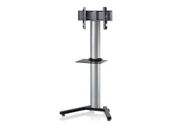 Pés de suporte de TV Stadino Prata A. 174 x L. 90 x P. 74 cm