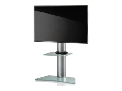 Pés de suporte de TV Zental Vidro fosco A. 111 x L. 80 x D 40 cm