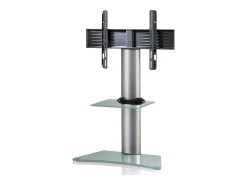 Pés de suporte de TV Zental Vidro fosco A. 111 x L. 80 x D 40 cm