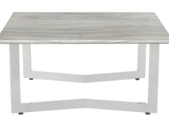 Punto | Mesa de centro 75 cm em branco brilhante