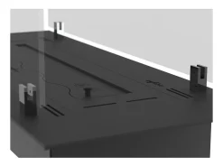 Queimador de bioetanol 80cm em aço inoxidável preto, embutido ou independente, 1,2 litros com copos incluídos