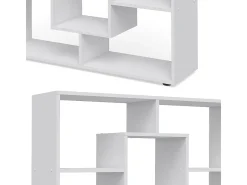 Raumteiler branco 107.2x29x143