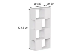 Raumteiler branco 60x24x124.5 eneos