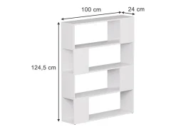 Raumteiler branco 100x24x124.5 eneos