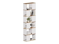 Raumteiler carvalho branco/dourado 60x24x186 eneos