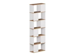 Raumteiler carvalho branco/dourado 60x24x186 eneos