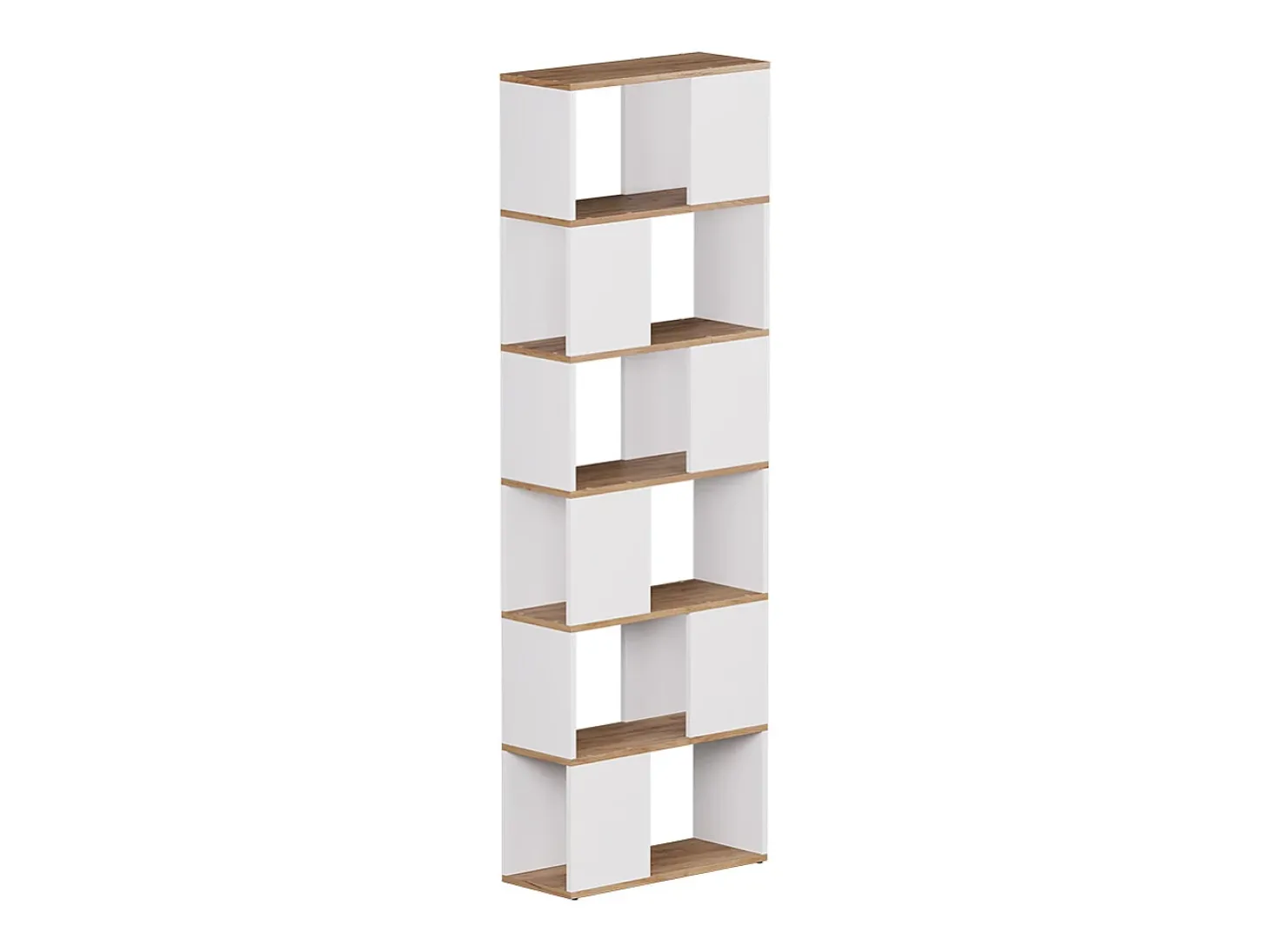 Raumteiler carvalho branco/dourado 60x24x186 eneos
