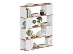 Raumteiler carvalho branco/dourado 100x24x124.5 eneos