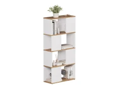 Raumteiler carvalho branco/dourado 60x24x124.5 eneos