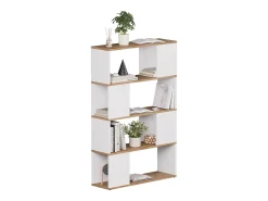 Raumteiler carvalho branco/dourado 80x24x124.5 eneos