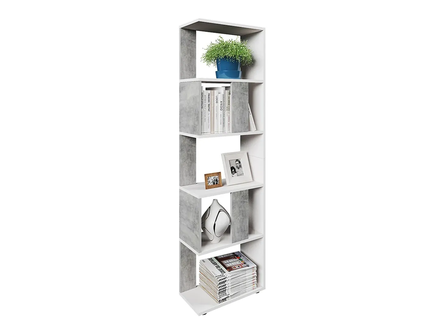 Raumteiler concreto/branco 45x23.6x162.6