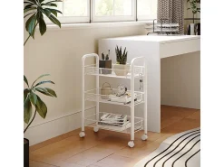 Recipiente com rodas branco 45x27x64 tarro