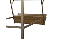 Regal | Mesa de apoio com aspeto de nogueira