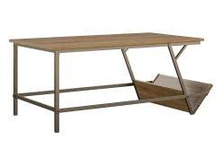 Regal | Mesa de apoio com aspeto de nogueira