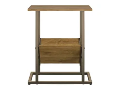 Regal | Mesa de apoio com aspeto de nogueira
