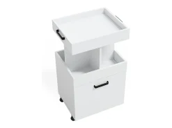 Roll container branco 50x41x88.6 kamber