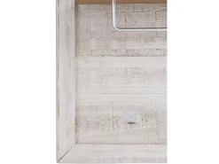 Rondo : Painel de parede com 8 ganchos em MDF Natur