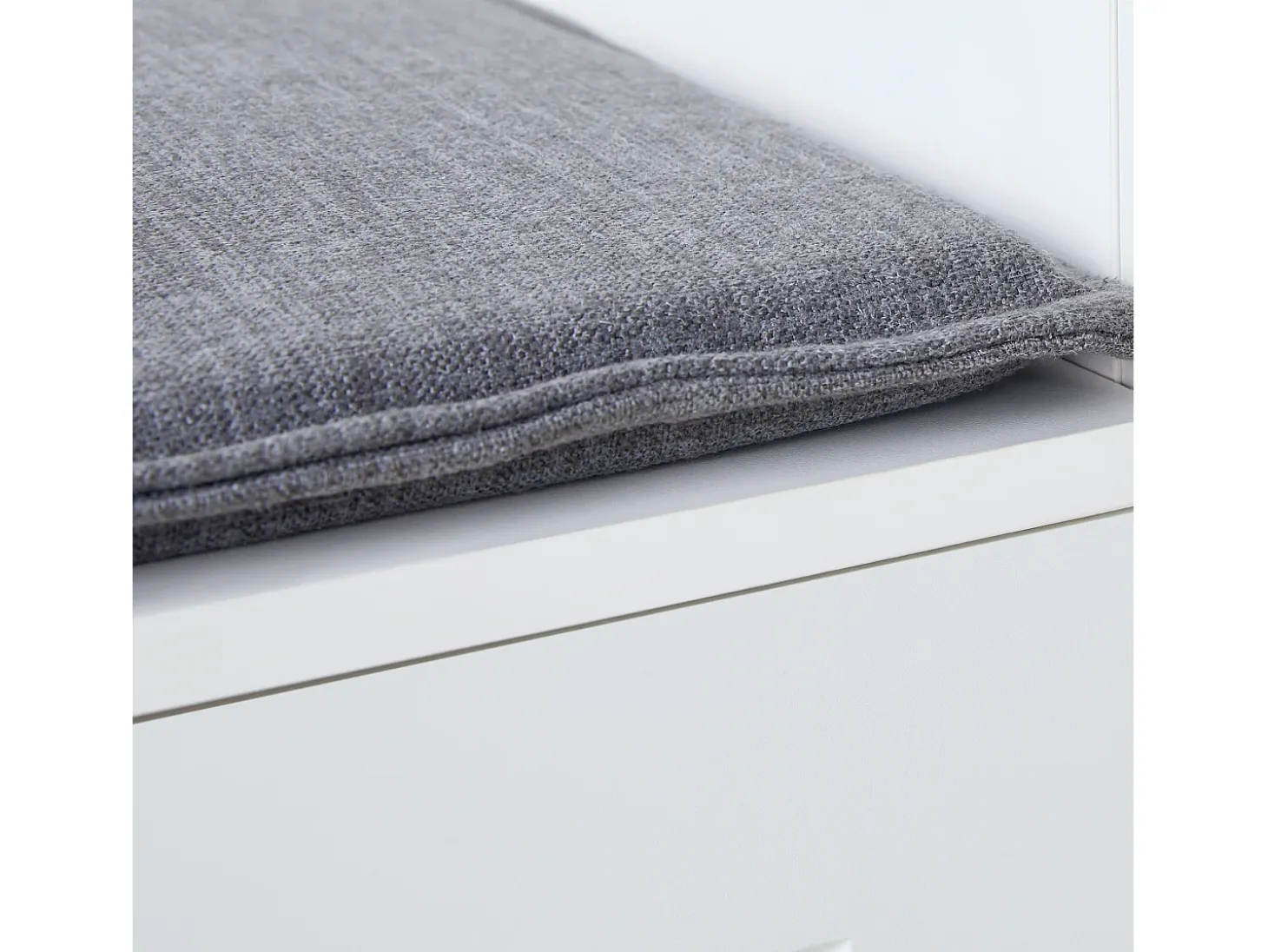 Roupeiro branco com 3 portas, 3 ganchos e arrumação aberta, 120x40x200 cm
